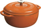 6 Quart Enameled Cast Iron Dutch Oven with Lid – Dual Handles – Oven Safe up to 500° F or on Stovetop - Use to Marinate, Cook, Bake, Refrigerate and Serve – Blue