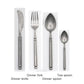 Retro Scrub 304 Stainless Steel Flatware Kitchen Cutlery Set Steak Knife Fork Spoon Set Dessert Fork Vintage Restaurant Cutlery