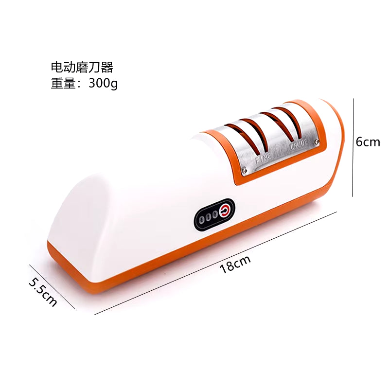 Kitchen Electric Knife Sharpener Multifunctional Automatic Professional 4 Gears Electric Knife Sharpener Kitchen Accessories