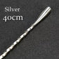 30Cm/40Cm/50Cm Teardrop Cocktail Bar Spoon Mixing Spoon 304 Stainless Steel Twisted Mixing Stir Spoon Bar Tool