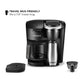 K-Duo Essentials Black Single-Serve K-Cup Pod Coffee Maker