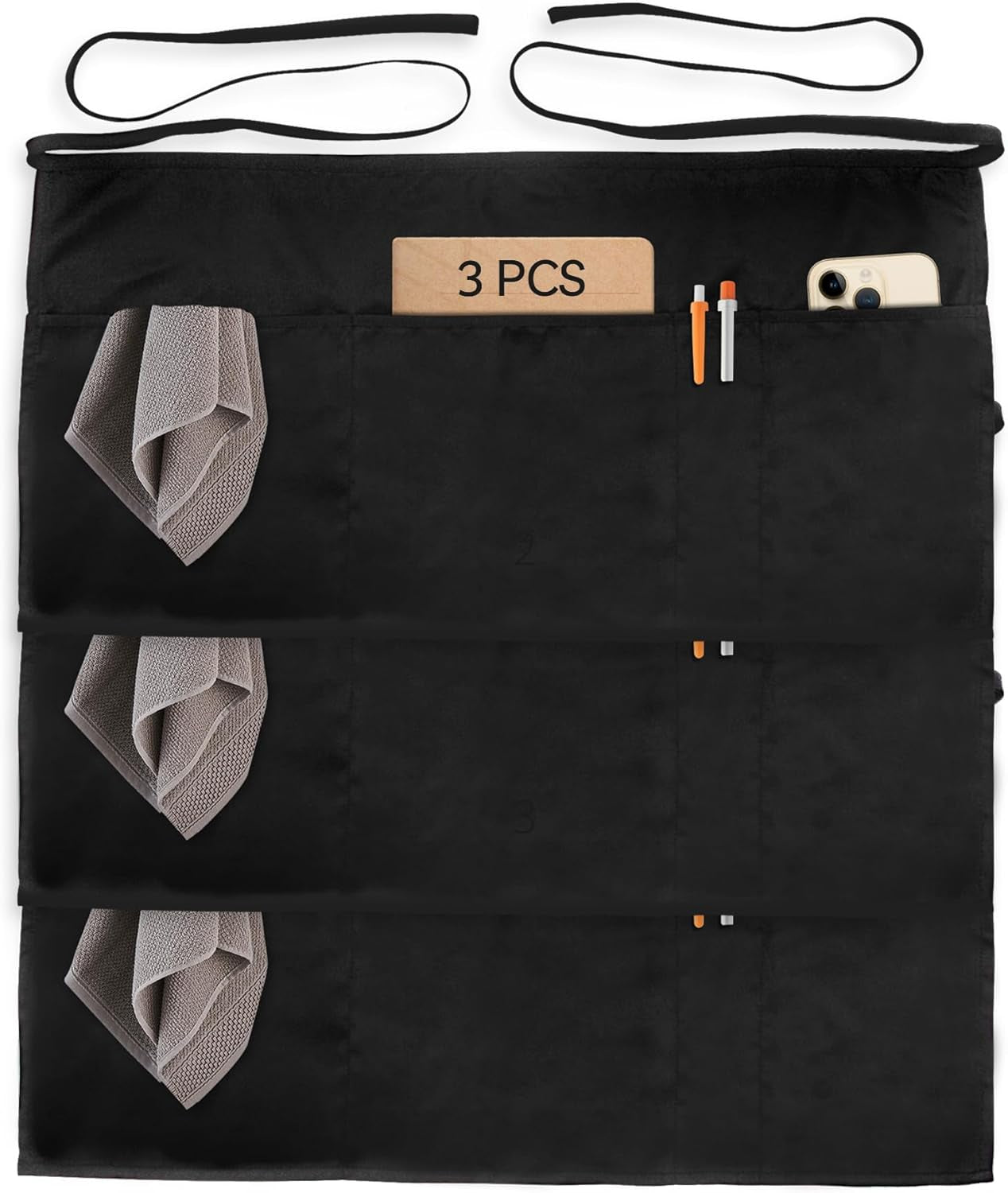 Aprons with 4 Pockets (Available in 3 Pack / 7 Pack) 23.5'' X 11.5''