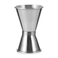 Stainless Steel Cocktail Shaker Measure Cup Dual Shot Drink Spirit Measure Jigger Kitchen Bar Tools