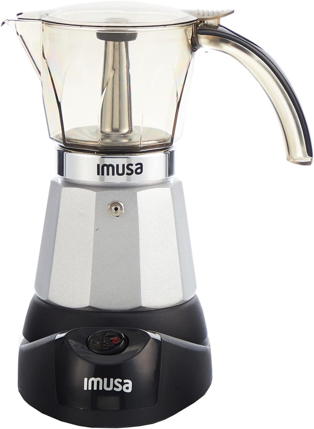 6 or 3Cup Electric Espresso Maker, Black