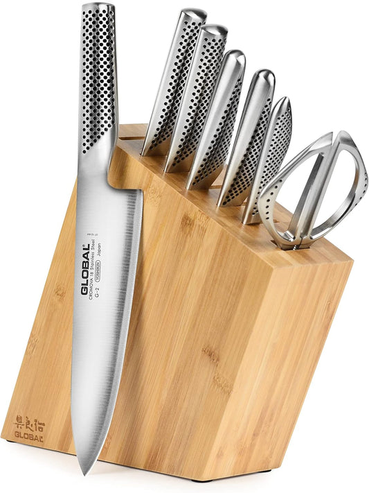 8 Piece Knife Set with Bamboo Block