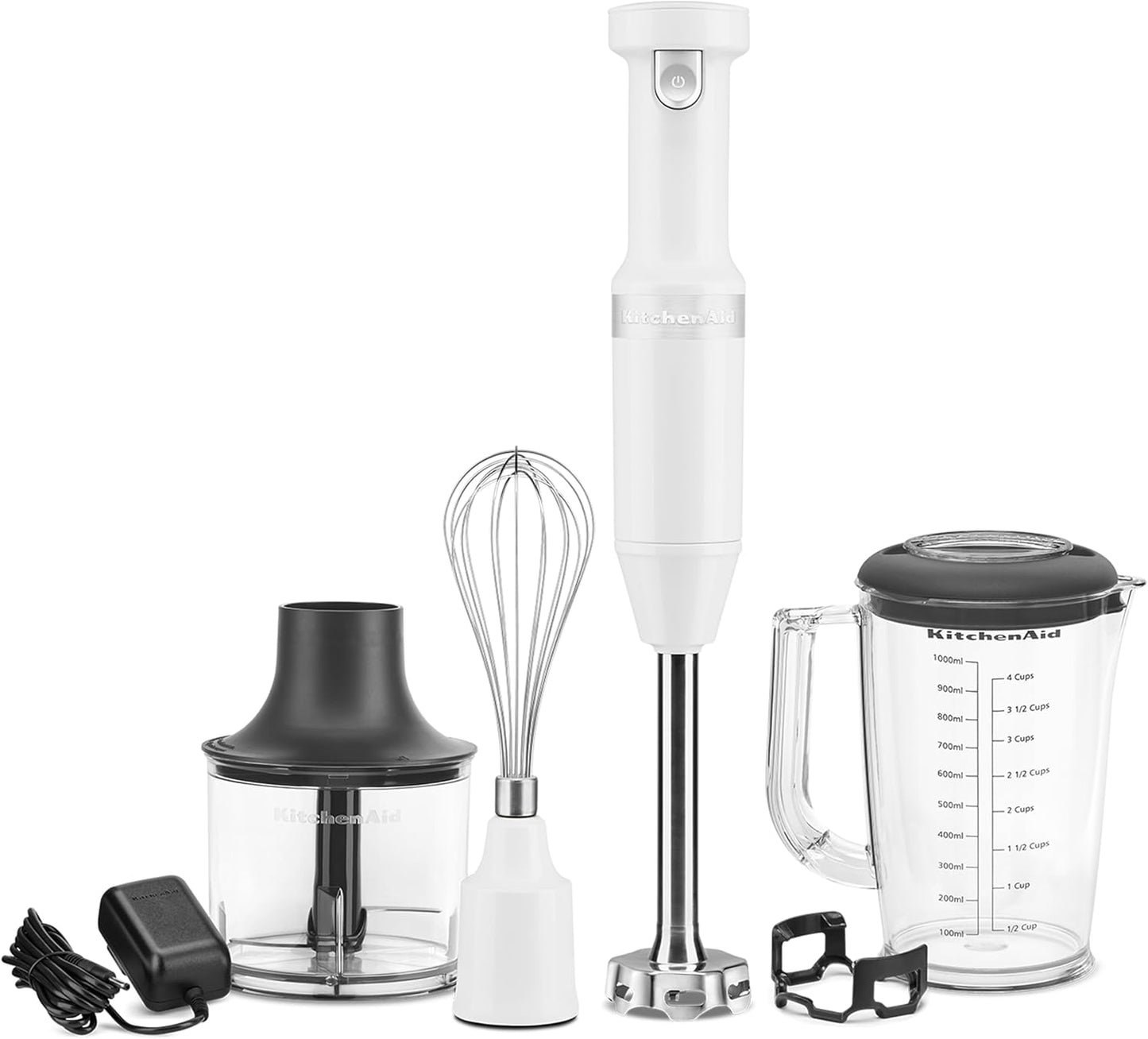 Cordless Variable Speed Hand Blender - KHBBV53, Blue Velvet & 3.5 Cup Food Chopper - KFC3516, Blue Velvet