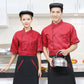 Chefs Uniform Short Sleeve Summer Set Restaurant Hotel Kitchen Workwear Men and Women Youth Breathable Thin Jacket + Hat + Apron