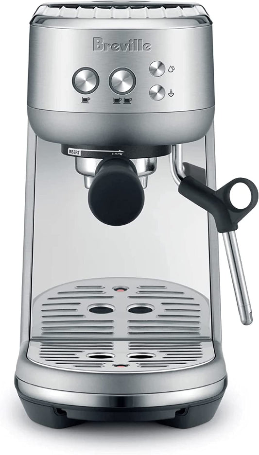 the Bambino Espresso Machine with Auto Milk Frother, Espresso Maker with Seconds Heat Up, Cappuccino & Latte Machine for Home, BES450BSS, Brushed Stainless Steel