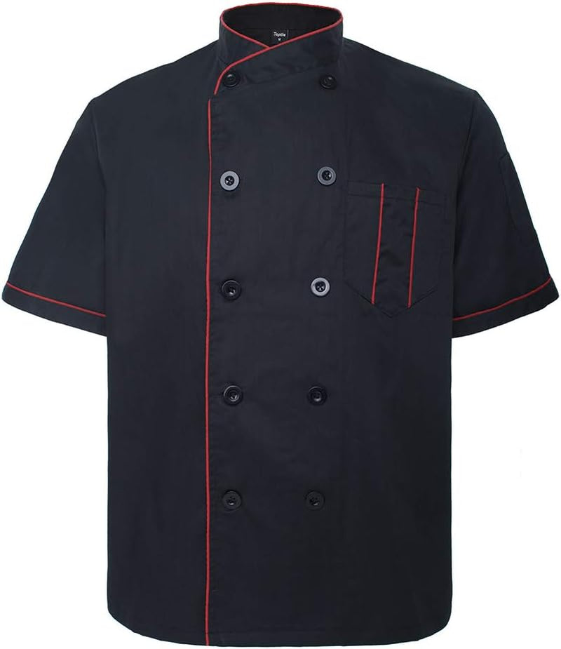 Unisex Short Sleeve Chef Coat Jacket