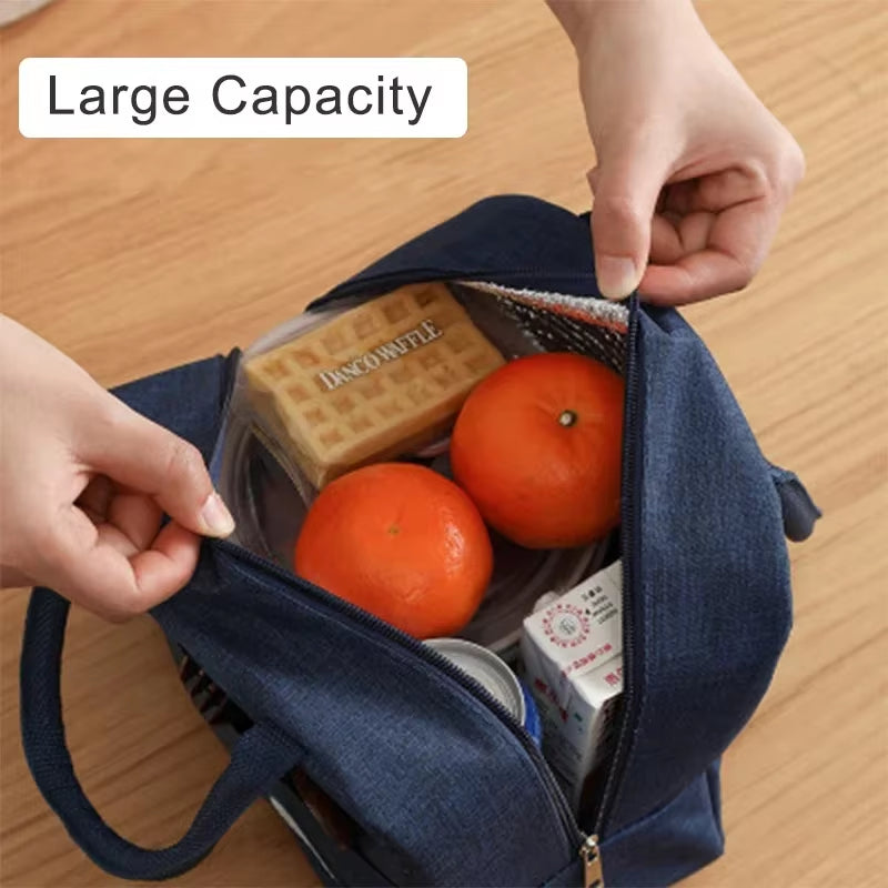 Portable Cooler Bag Ice Pack Lunch Box Insulation Package Insulated Thermal Food Picnic Bags Pouch for Women Kids Children Bag