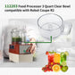 112203 Food Processor 3 Quart Clear Bowl Compatible with Robot Coupe R2