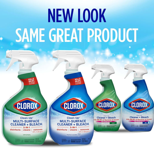 Clean-Up Cleaner + Bleach1 Value Pack, Household Essentials, 32 Fl Oz Each, Pack of 3