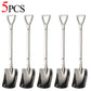 20/1Pcs Stainless Steel Shovel Spoon Gold Silver Coffee Spoons Ice Cream Dessert Scoops Teaspoon Kitchen Tableware Cutlery Set