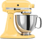 Artisan Series 5 Quart Tilt Head Stand Mixer with Pouring Shield KSM150PS, Almond Cream