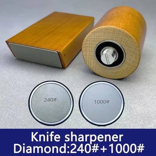 Rolling Knife Sharpeners Kit Knife Sharpener Tool Kitchen Knivies Sharpener Knife Sharpening with 15°&20°Angle Whetstone Diamond