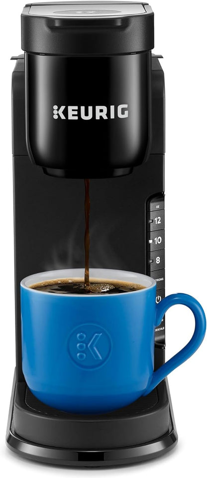 K-Express Single Serve K-Cup Pod Coffee Maker, 3 Brew Sizes, Strong Button Feature, 42Oz Removable Reservoir, Island Berry