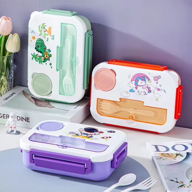 Kitchen Supplies, Food Grade Lunch Boxes, Bento Lunch Boxes, Multi Compartment Children'S Bento Lunch Boxes