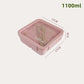 1Pc Portable Microwavable Lunch Box Eco-Friendly Wheat Straw Bento Box Kitchen Food Container Lunch Box Home Accessories