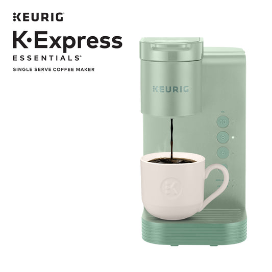 K-Express Essentials Single Serve K-Cup Pod Coffee Maker, Sage