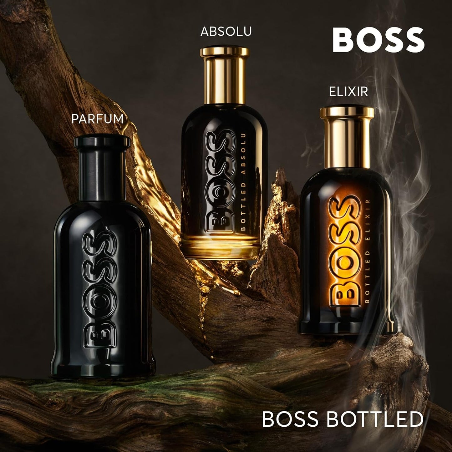 Hugo Boss Bottled Absolu Parfum Intense – Woody Men'S Cologne – with Notes of Leather Accord, Patchouli Essence & Cedarwood Essence – Luxury Perfumes for Men – Long Lasting Fragrance