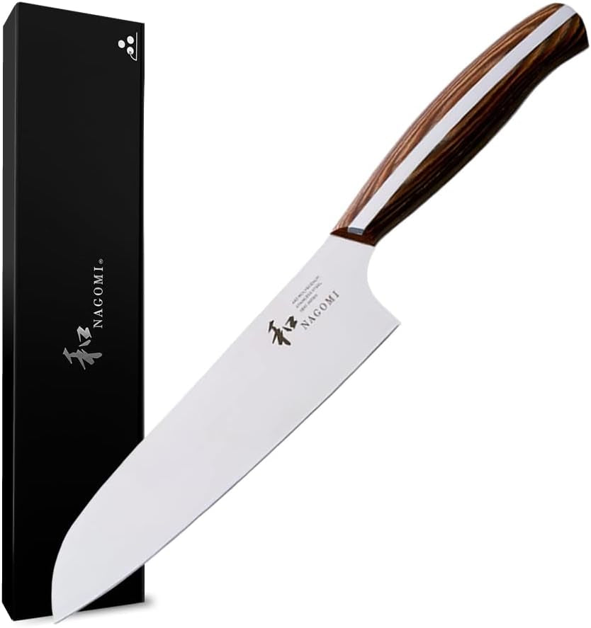 ] 8 Inch Chef Knife | Stainless Steel HRC58 Professional Japanese Kitchen Cooking Knife with Ergonomic Handle for Thick Meat and Fish | Stylish Gift Box