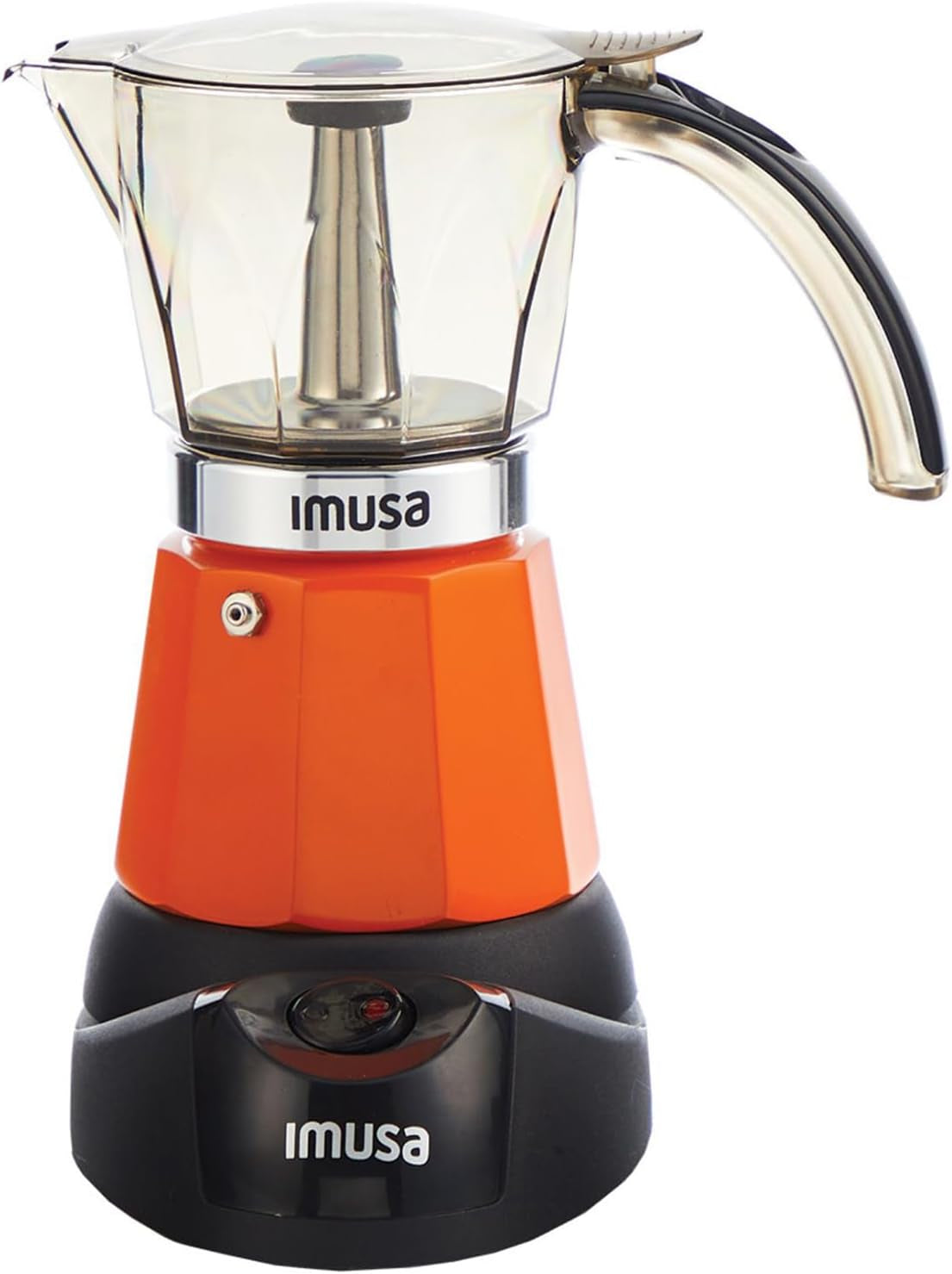 6 or 3Cup Electric Espresso Maker, Black