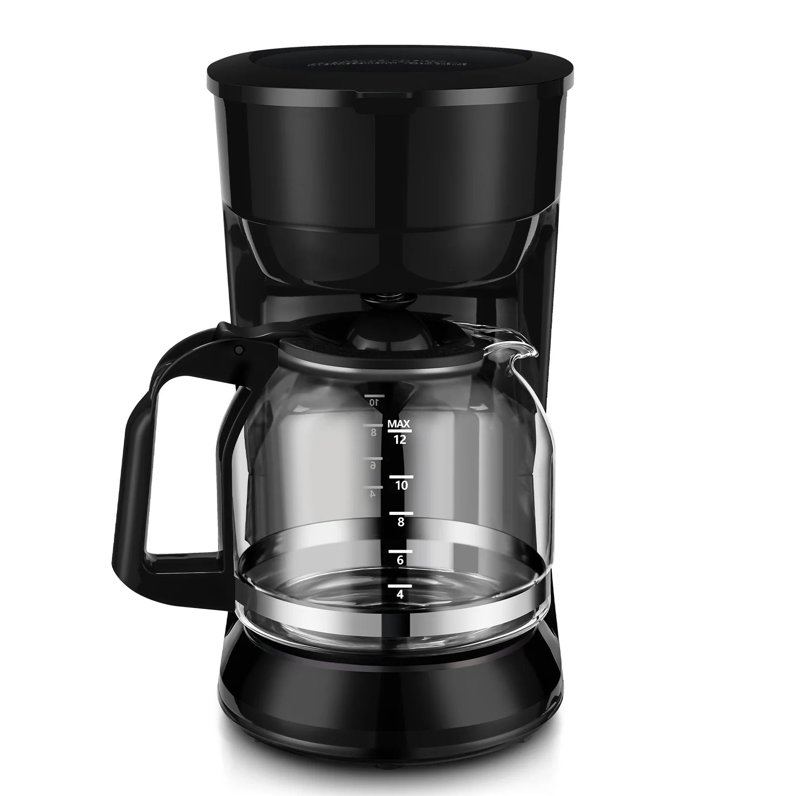 Black 12-Cup Drip Coffee Maker