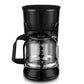 Black 12-Cup Drip Coffee Maker