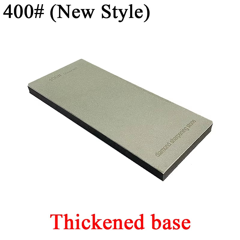 New Thickened Non-Slip Base Diamond Stone Kitchen Knife Sharpening System Tool 15 Degree Sharpener Whetstone Leather Polishing