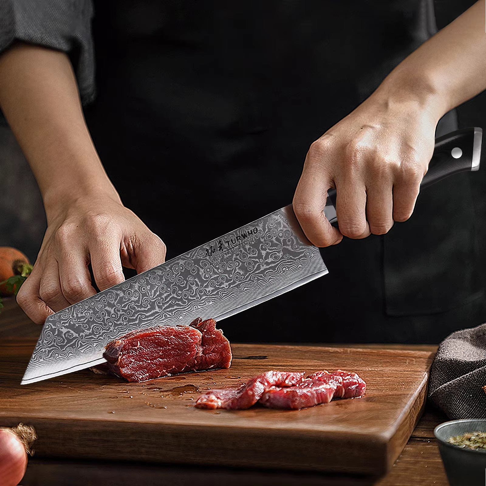 8.5" Japanese Style Kiritsuke Chef Knife 67 Layer Damascus Steel Slicing Meat Cleaver Beef Professional Kitchen Knives