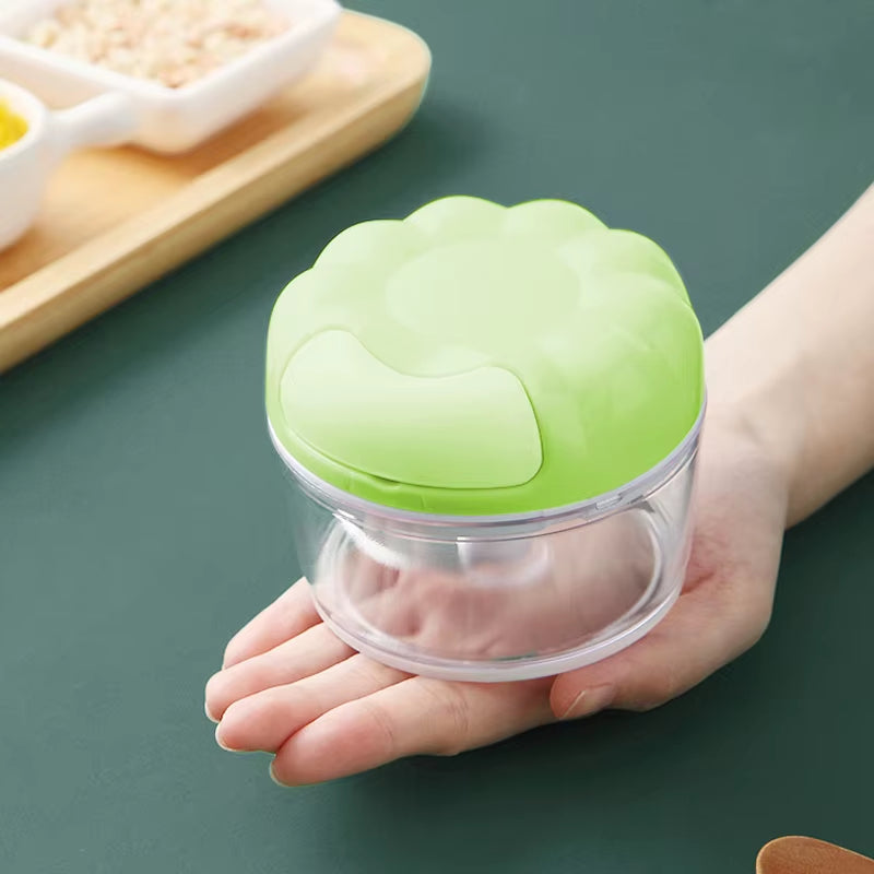 Mini Food Mixers Multi-Function Garlic Grinding Chopper Food Vegetables Cutter Meat Grinders Home Kitchen Manual Garlic Press