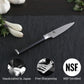 Classic 3.5" Paring Knife, Handcrafted Japanese Vegetable & Fruit Knife, VG-MAX Core with Damascus Stainless Steel Cladding, Pakkawood Handle, Small Kitchen Knife for Peeling, Coring & Cutting