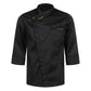 Mens Chef Shirt Work Uniform Cross-Over Collar Chef Coat Kitchen Restaurant Hotel Unisex Cooking Jacket with Pockets Chef Tops