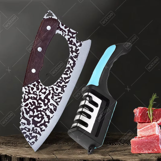 Household Kitchen Knife Effort Saving Chef‘S Knife Stainless Steel Handmade Forged Knife Professional Boning Knife Chopper Knife