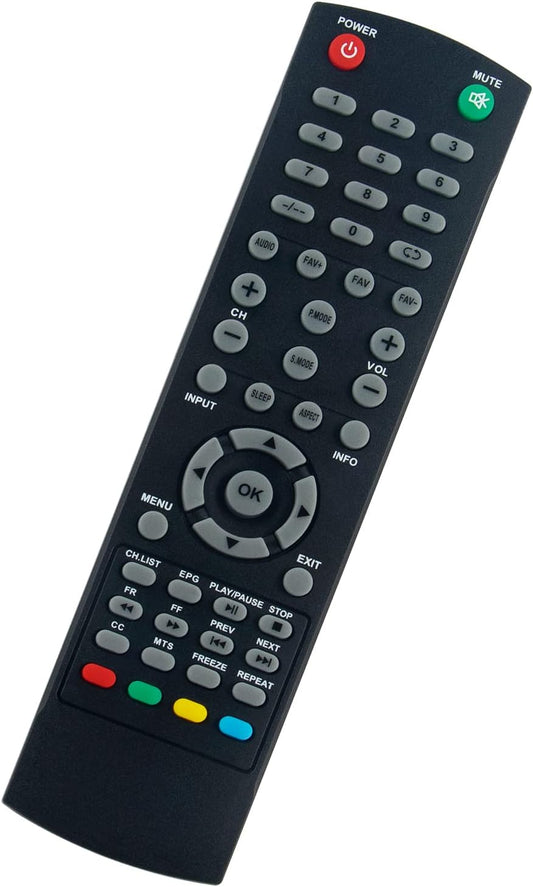 Replacement Remote Control Applicable for RCA TV RTU6549-C RLDED3258A RTU5820 RTU5540-B RTU7877 RLDED5098-B-UHD RLED4016A-H RTU4253 RT1970-B RT1970B RTU7074 RTU4921 RTU4300 RT4038 RTU4853 RLED2446