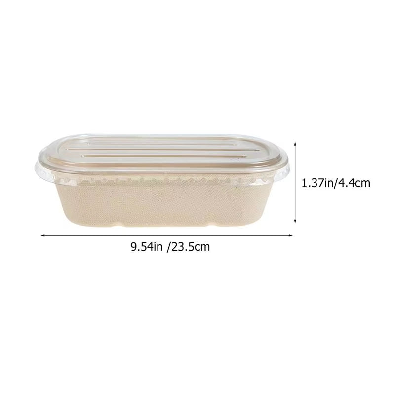 Containers Boxes Go Disposable Food to Box Paper Take Out Lunch Container Salad Packing School Trays Takeout Lids Plates Plastic