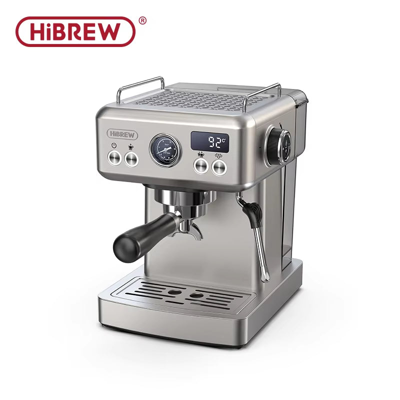 20Bar Semi Automatic Espresso Coffee Machine Temperature Adjustable 58Mm Portafilter Cold/Hot Coffee Maker Metal Caseh10A