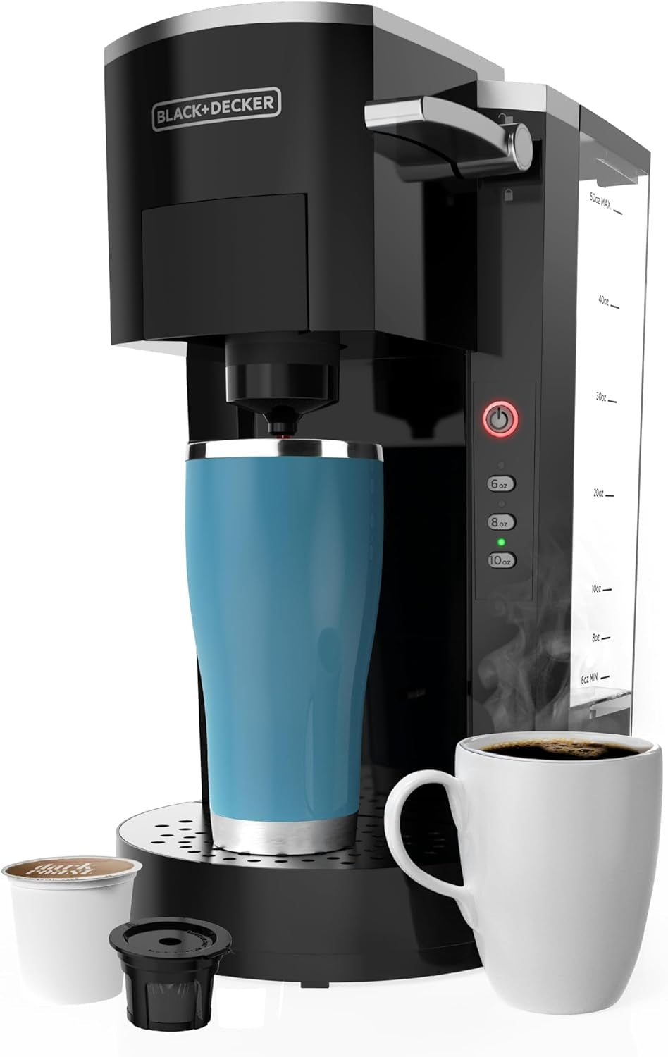 CM618 Single Serve Coffee Maker, Black