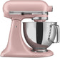 Artisan Series 5 Quart Tilt Head Stand Mixer with Pouring Shield KSM150PS, Contour Silver