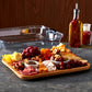 Build-A-Board Cutting Board with Compartments and Clear Locking Lid for Charcuterie, Snacks, and More-Make It. Take It. Enjoy It, 11X14 Inch, Bamboo