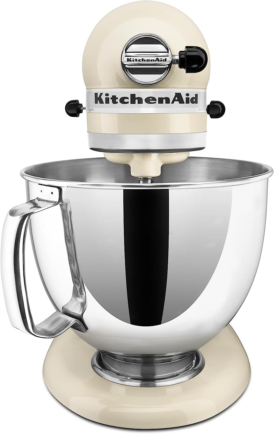 Artisan Series 5 Quart Tilt Head Stand Mixer with Pouring Shield KSM150PS, Almond Cream