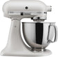 Artisan Series 5 Quart Tilt Head Stand Mixer with Pouring Shield KSM150PS, Almond Cream