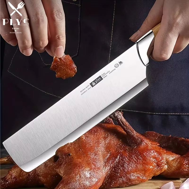 High-Grade Meat Slicing Knife Professional Chef Sharp Meat Cleaver PP Handle Cutting Watermelon Fruit Knife