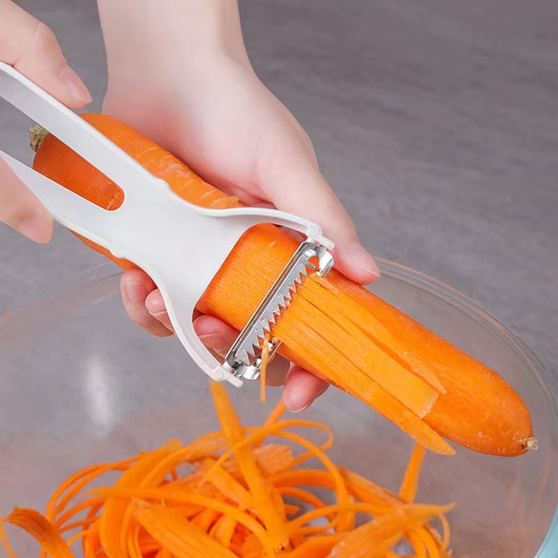 Manual Vegetable Grater Potato Carrot Julienne Peeler Slicer Stainless Steel Blade Fruit Cutter Home Kitchen Tools