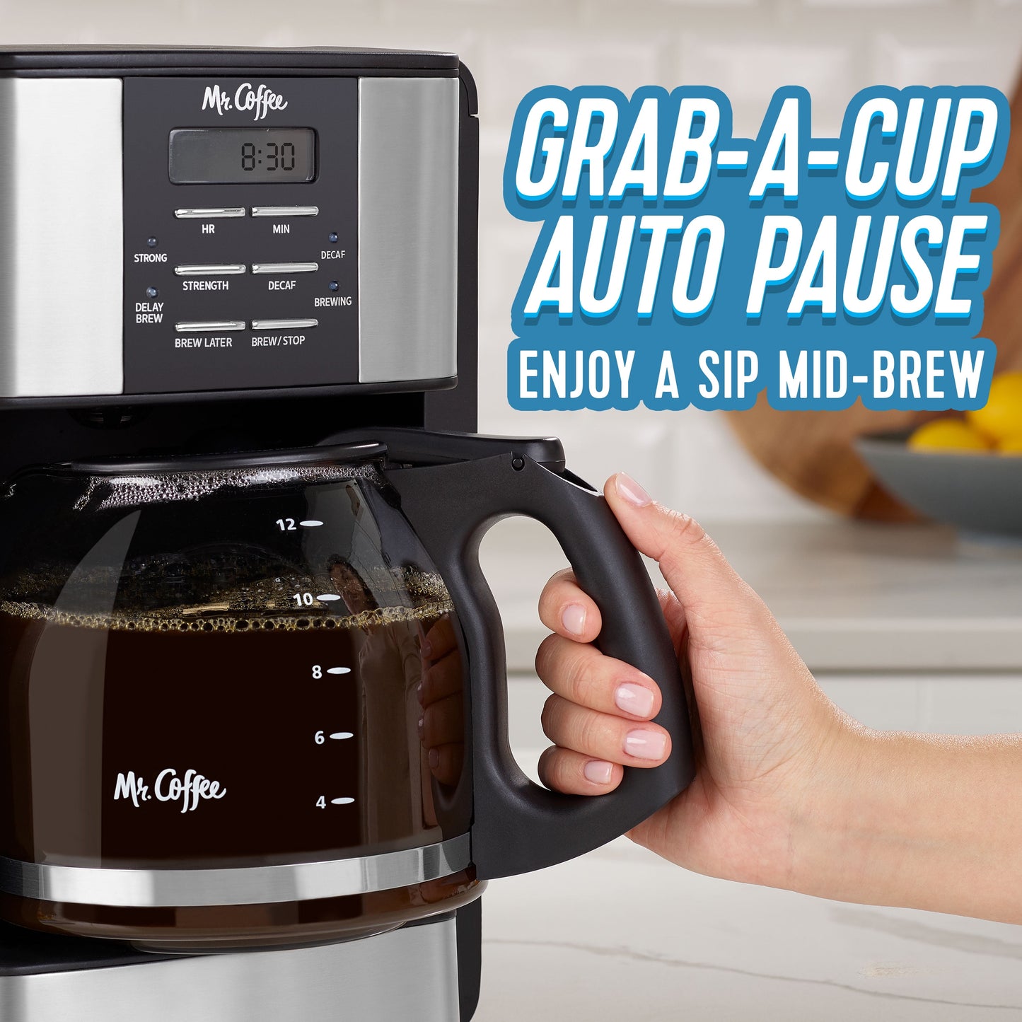 Programmable 3-Way Brewing System 12-Cup Drip Coffee Makers