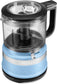 Cordless Variable Speed Hand Blender - KHBBV53, Blue Velvet & 3.5 Cup Food Chopper - KFC3516, Blue Velvet