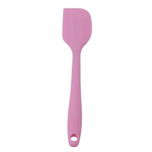 1PC Small Heat Resistant Integrate Handle Silicone Spooncolor Silicone Scraper Cake Cream Spatula Knife Kitchen Baking Tool