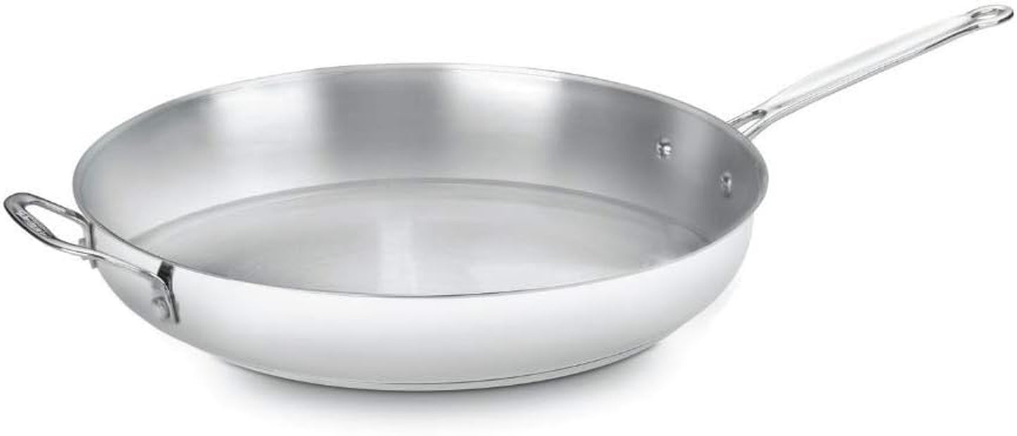 722-20 8-Inch Chef'S-Classic-Stainless-Cookware-Collection, 8", Open Skillet