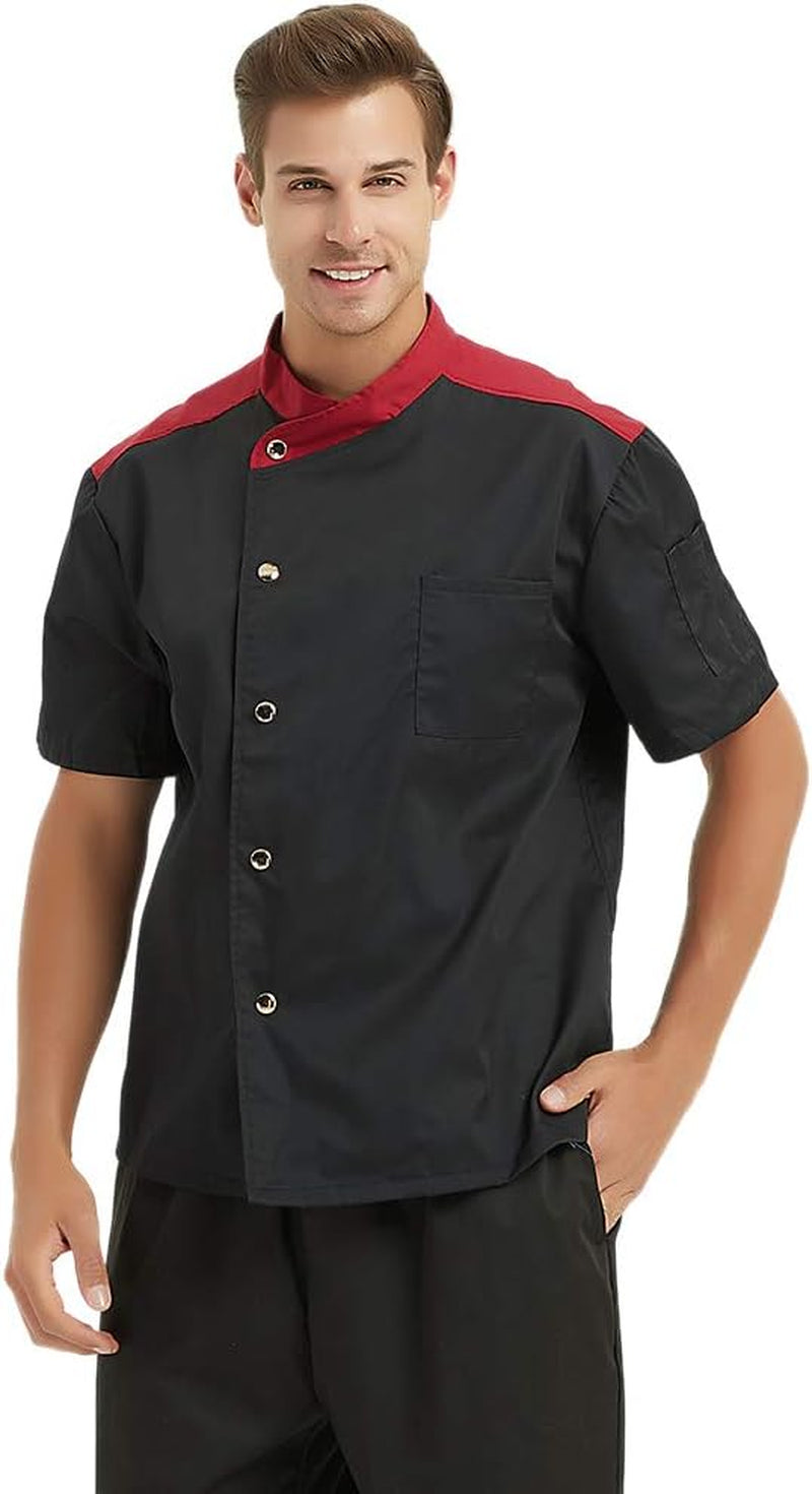 Unisex Short Sleeve Chef Coat Jacket