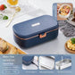 Office Thermal Lunch Boxes, Portable Electric Lunch Boxes, Water Free Heating Bento Box Stainless Steel Food Warmer